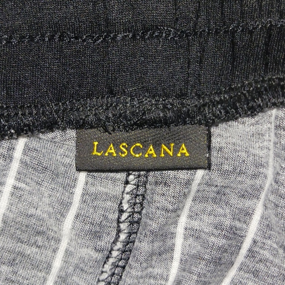 Lascana Black White Striped Comfy Jogger Beach lounge casual pants10 - Picture 6 of 8